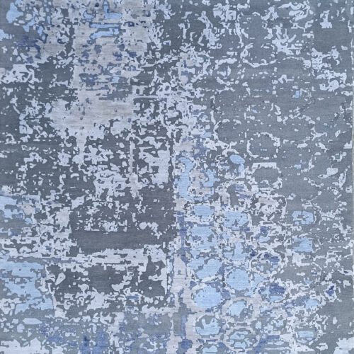 Hand Knotted NZ Wool and Viscose Carpet