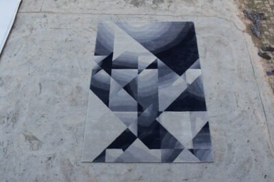 Trikonya Hand Tufted Semi Worsted New Zealand Wool and Tencel Rugs