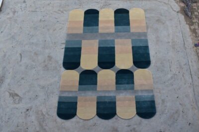 Kavindra Hand Tufted Semi Worsted New Zealand Wool and Tencel Rugs