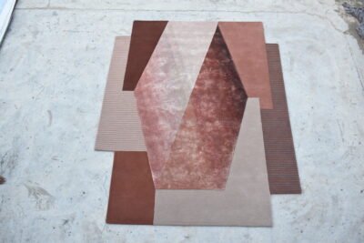 HT-052_CUSTOM MADE HAND TUFTED Vedhika Hand Tufted Semi Worsted New Zealand Wool and Tencel Rugs