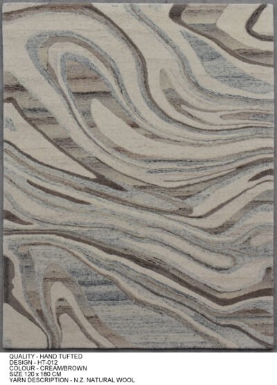 Hand Tufted New Zealand Natural Wool Rug