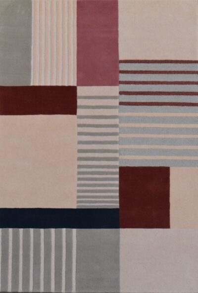 Hand Tufted New Zealand Blend Wool Rug / Wool Viscose Blend