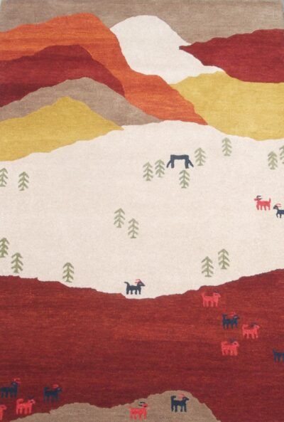 HT-041_HAND TUFTED Hand Tufted New Zealand Blend Wool Rug