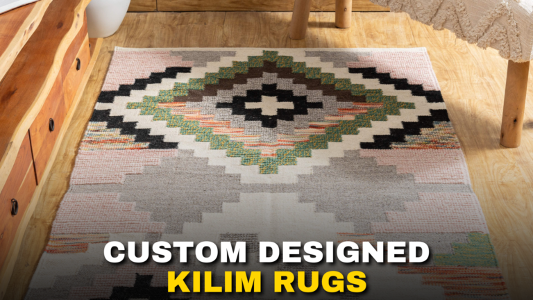 Custom Designed kilim rugs