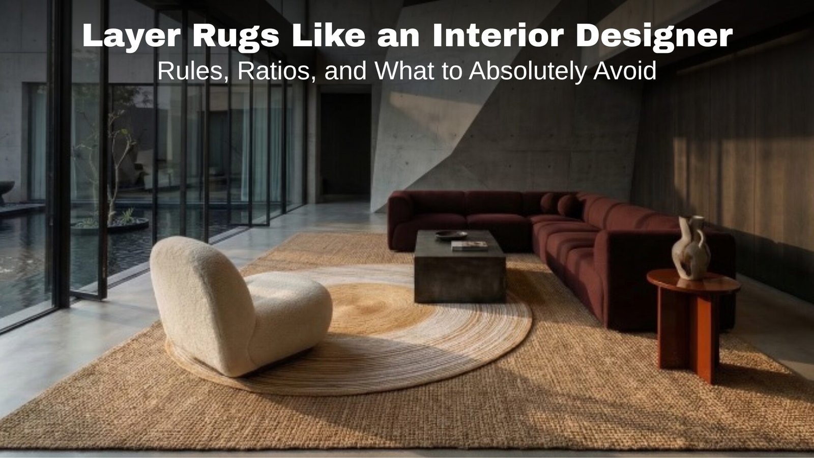 Layer Rugs Like an Interior Designer